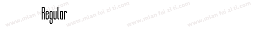 字匹喏曹 Regular字体转换